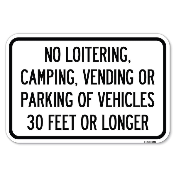 Signmission Safety Sign, 12 in Height, Aluminum, 23841 A-1218-23841 - main